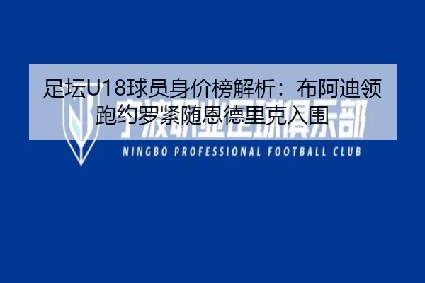 足坛U18球员身价榜解析：布阿迪领跑约罗紧随恩德里克入围